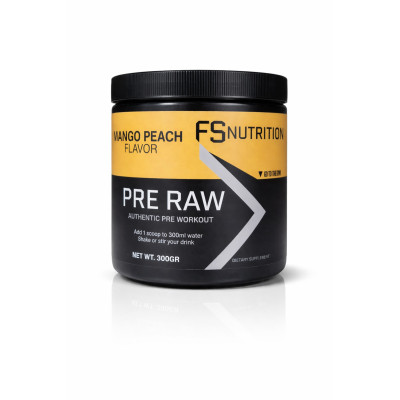 Pre-workout, mango peach flavor